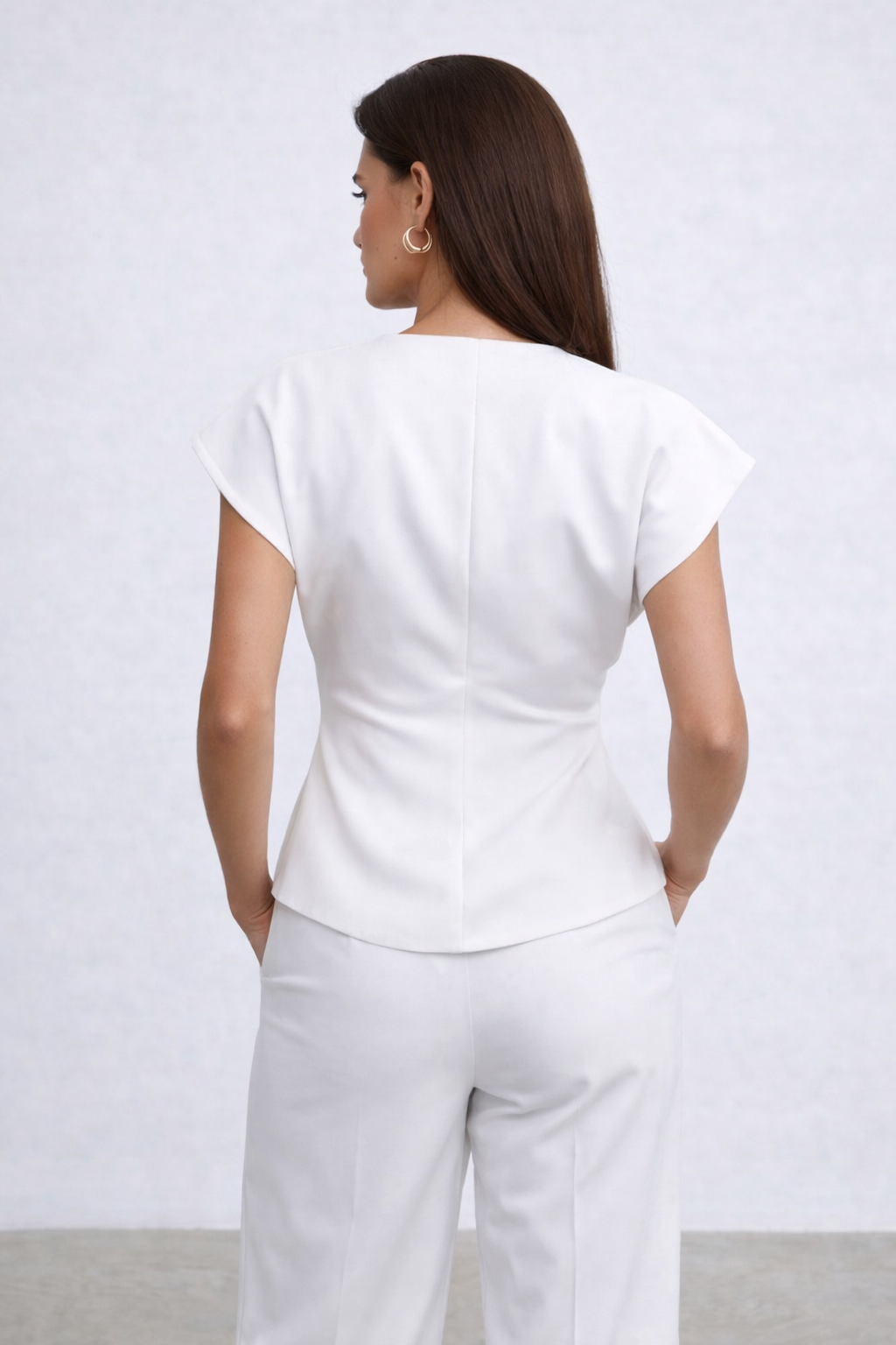 Cassie Top White