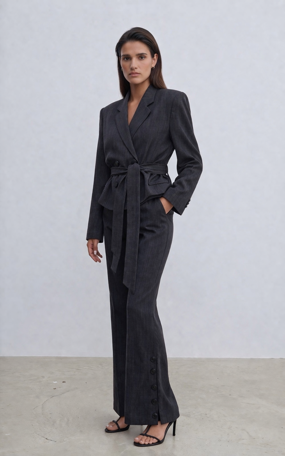 Vita Tailored Belted Blazer