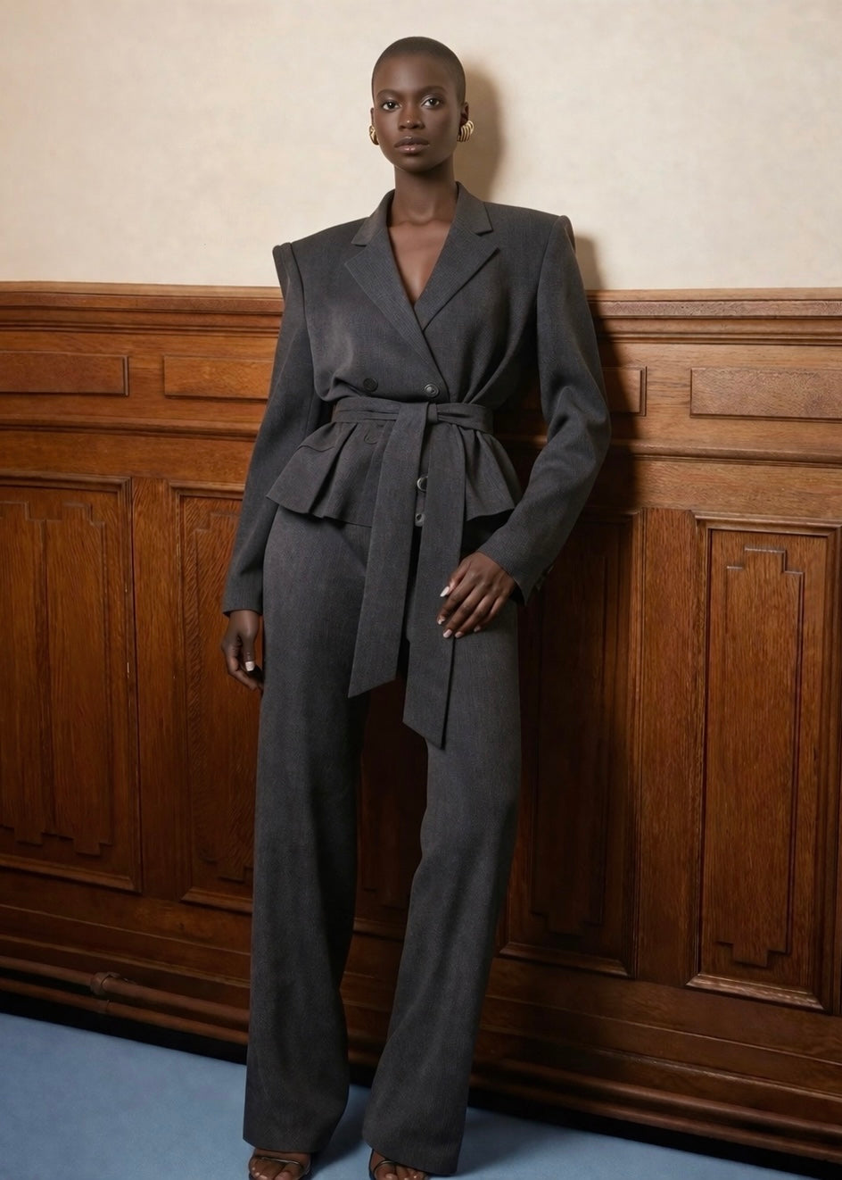 Vita Tailored Belted Blazer