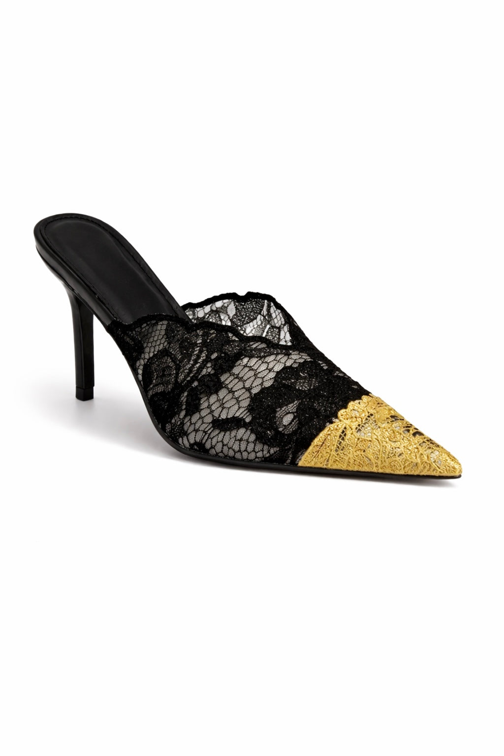 Milano Lace Pumps Black