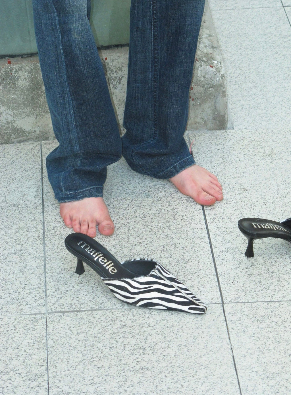Bianca Mules in Hair Calf