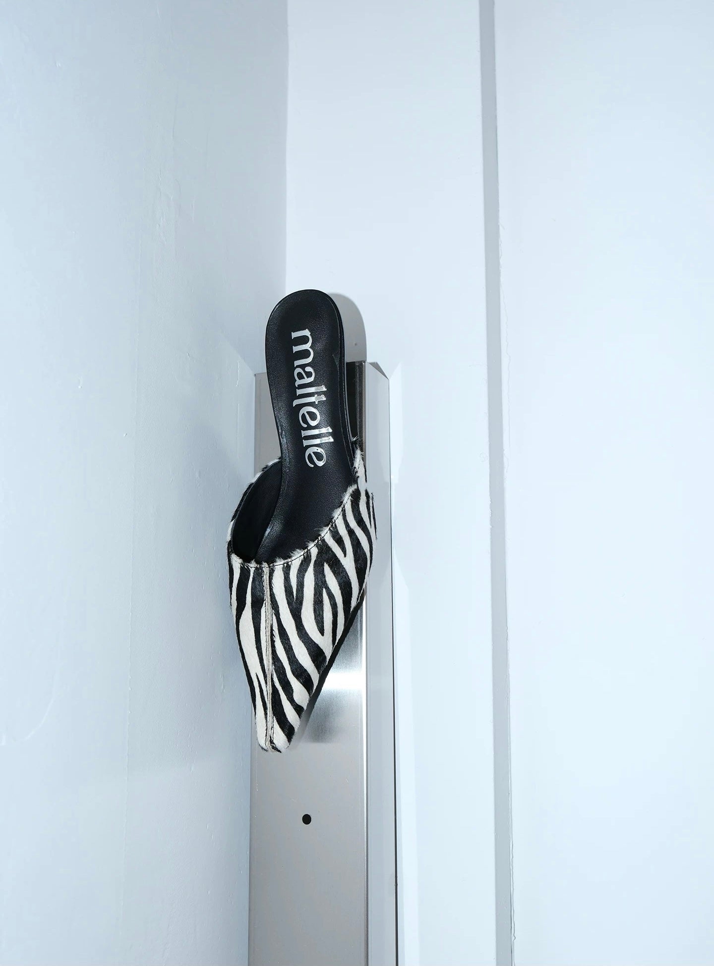 Bianca Mules in Hair Calf