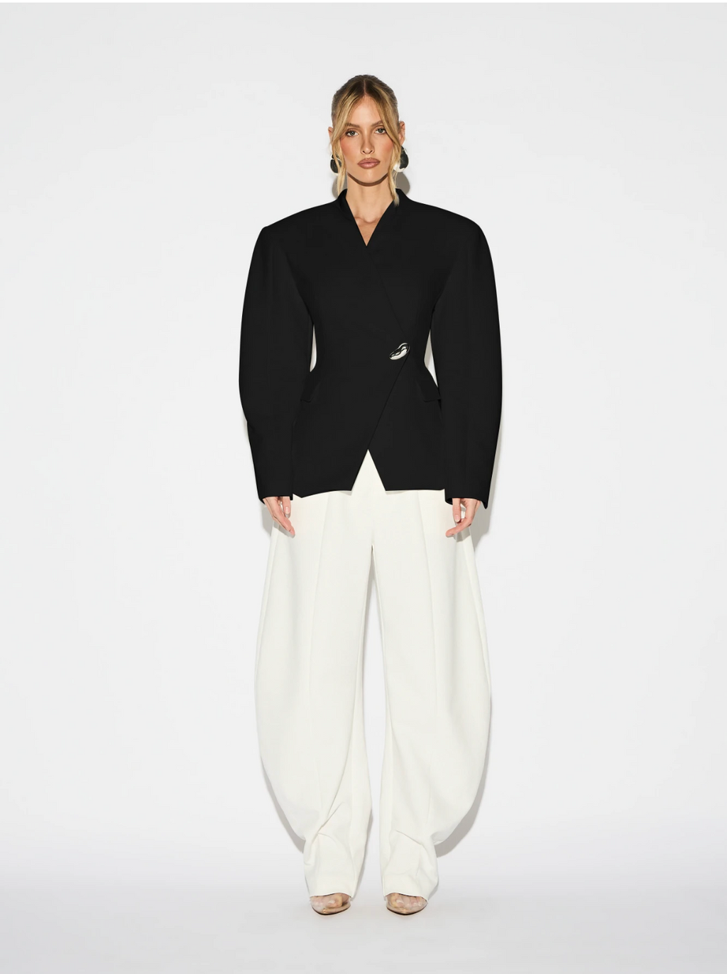 Kelly Structured Blazer - Black