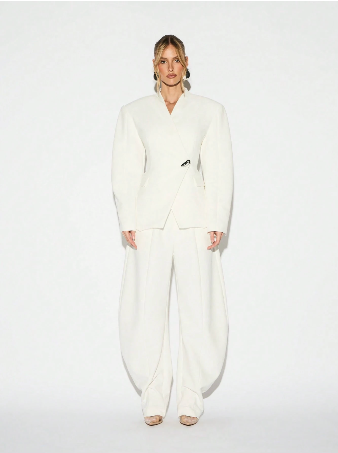 Kelly Structured Blazer - White